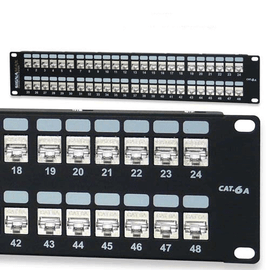 Panduit | DP486X88TGY | 48 | Port | Category | 6A | Patch