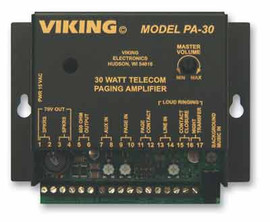 Viking PA30 Add Paging Loud Ringing with Background Music to Any Phone System