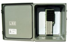 4025-QC NEMA 4X Outdoor 25 Pair Building Entrance Protector 66-66