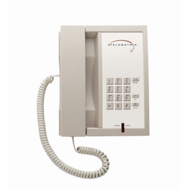 Telematrix 3300MWB Single Line Guest Room Phone Ash 33039