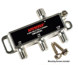 CMC2003HA 3 Way 1Ghz Horizontal Digital Splitter with ECT CMC2003HA 3 Way 1Ghz Horizontal Digital Splitter with ECT