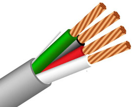 18/4 Security Cable Stranded CMR Riser Alarm, Audio, Signal 1000' 18/4 Security Cable Stranded CMR Riser Alarm, Audio, Signal 1000'