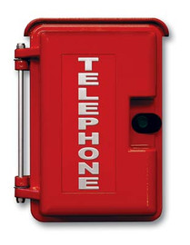 Viking Outdoor Telephone Enclosure with Adapter Panel 1 Red  VE-9x12R-1