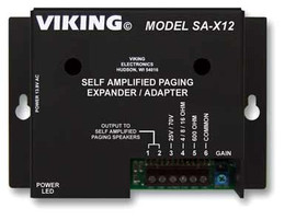 Viking SA-X12 Self Amplified Paging System Control Unit Expander Viking SA-X12 Self Amplified Paging System Control Unit Expander