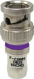 DB15BNCHD Mini Coax BNC Radial Compression Coaxial Connector