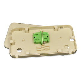 Dual Fiber Panel FTTH or Fiber to the Desk Top 2SC SM UPC