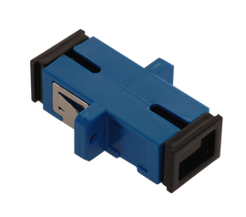 SC Fiber Optic Coupler Simplex UPC SM Ceramic Blue