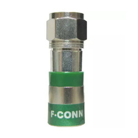 RG6/6Q "F" Cablepro F-Conn Compression Green