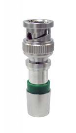 FS6BNCU RG6/6Q BNC Cablepro F-Conn Compression Green FS6BNCU RG6/6Q BNC Cablepro F-Conn Compression Green