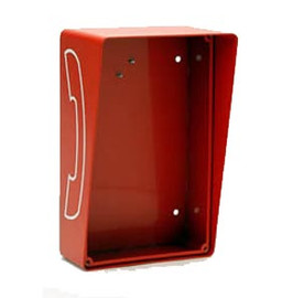 Outdoor Open Style Telephone Enclosure Red 331-HOB-R