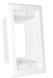 Pocket Plate All in One Recessed Boc Wall Plate Combo