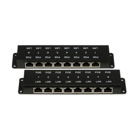 8 Port Wall Mount POE Injector 24V 60W