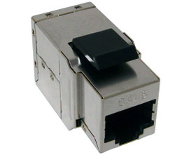 Category 6A Keystone Shielded Feed Thru Coupler Cat6A