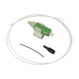 SC SM Angled Polish for 900-µm Buffered Fibers Green