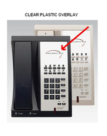Telematrix 9600Cordless Clear Plastic Overlays 25 Per Pack