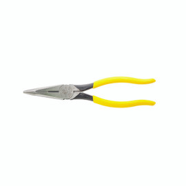Klein 8'' Long Nose Pliers Side Cutting D203-8