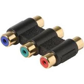 3-RCA Jack to 3-RCA Jack Adapter 3-RCA Jack to 3-RCA Jack Adapter