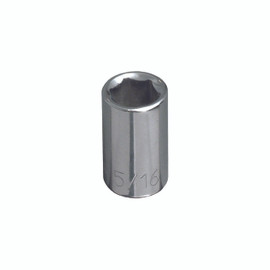 Klein 7/16'' Std 6-Point Socket - 1/4'' Drive 65607