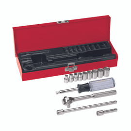Klein 1/4'' Drive Socket Wrench Set, 13 Pc 65500