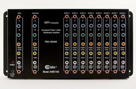 AV901HD 1 In, 9 Out HDTV/Component w/Digital Audio A/V Distribution Amp AV901HD 1 In, 9 Out HDTV/Component w/Digital Audio A/V Distribution Amp