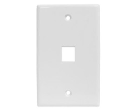 1 Port Keystone Plate White 1 Port Keystone Plate White