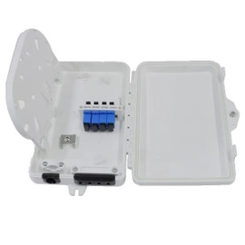 Newtech 552-110 4 Port Weather Resistant Fiber Termination Box Wall Mount