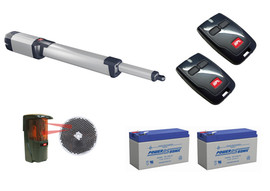 BFT Kustos Ultra BT UL A40 KLEBR93531704 Swing Gate Opener kit with Photo Eye, 2 Mitto Remotes and 2 Batteries - BFT-SWKIT3  BFT Kustos Ultra BT UL A40 KLEBR93531704 Swing Gate Opener kit with Photo Eye, 2 Mitto Remotes and 2 Batteries - BFT-SWKIT3