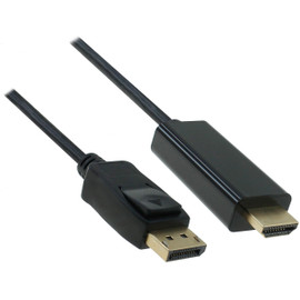 10ft DisplayPort Male to HDMI Male Cable