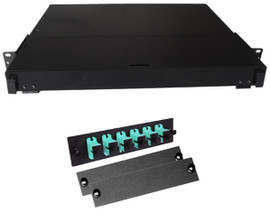 Fiber Rackmount Panel Front Panel Covered 6 SC OM3 550-109SC06OM3