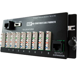 TM-8 IDC 8 Way Telecom Module Structured Wiring