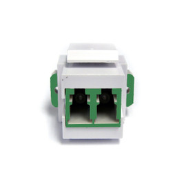 Keystone SM Fiber Optic LC APC Insert Keystone SM Fiber Optic LC APC Insert