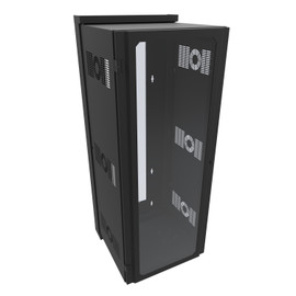 HWM2432U26WDBK 32U 31" Deep Swing Out Wall Mount Rack Cabinet UL Heavy Duty