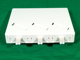 6 Port Mini Wall or Surface Mount Fiber Panel LC MM