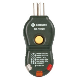 Greenlee GT-10GFI Circuit Tester GFI