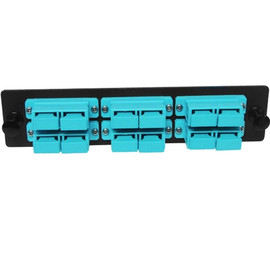 LGX 6 Duplex SC OM3 OM4 Fiber Adapter Plate Multi Mode 10G