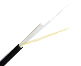 12F Singlemode Flat Drop Cable Loose Tube OS2 PE Jacket