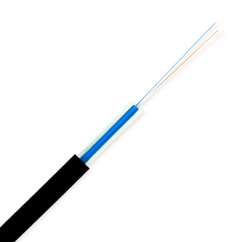 2F Singlemode Flat Drop Cable Loose Tube OS2 PE Jacket