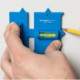 Jonard WTL-32M Wall Box Template & Level for Metallic Boxes 1-Gang and 2-Gang