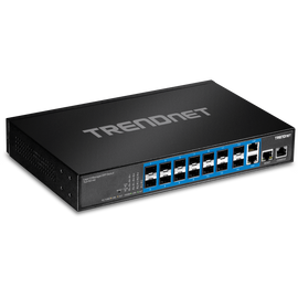 Trendnet TL2-FG142 14 Port Gigabit Managed Layer 2 SFP Switch 2 Shared RJ-45 Ports Trendnet TL2-FG142 14 Port Gigabit Managed Layer 2 SFP Switch 2 Shared RJ-45 Ports