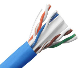 CAT6A Plenum Bulk Ethernet Cable CMP Solid 23AWG 1000'  CAT6A Plenum Bulk Ethernet Cable CMP Solid 23AWG 1000'