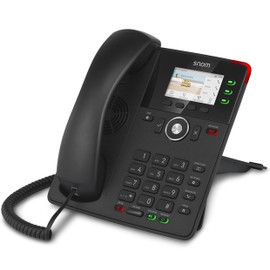 Snom D717 6 SIP accounts | 2.8" color LCD (320x240) | 3 paperless PFK | GigE | USB