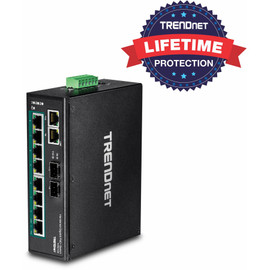 Trendnet TI-PG102 8 Port POE 2 SFP 240W Shared Gigabit Port RJ-45/SFP Trendnet TI-PG102 8 Port POE 2 SFP 240W Shared Gigabit Port RJ-45/SFP