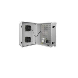 NEMA 20x16x11 NEMA 4X Enclosure Fiberglass FRP Al Back Plate AC Fan