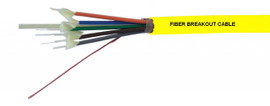 9/125 SM Distribution Fiber Optic Cable Riser Yellow