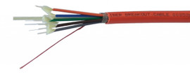 6 Fiber 50/125 MM Distribution Fiber Optic Cable Plenum Orange