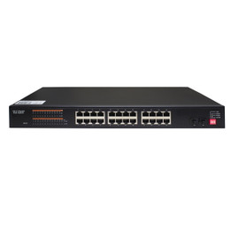 POE Gigabit Ethernet Switch 24 Port 2 SFP High Power 350W POE Gigabit Ethernet Switch 24 Port 2 SFP High Power 350W