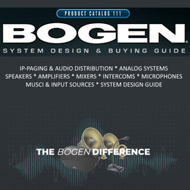 BOGEN Systems Design & Buying Guide