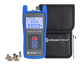Jonard FLS-55 Multi-mode & Single-mode Fiber Optic Light Source with FC/LC/SC (PC/UPC) Adapters