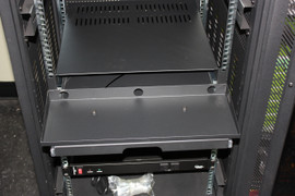 Hide-Away Slide Out Keyboard Tray 2 Post Mounting