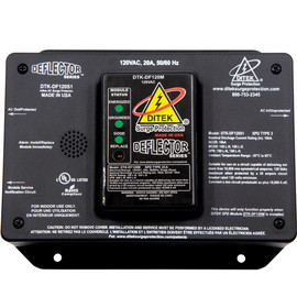 120VAC 20A Series Connected Surge Protector - with Dry Contacts and Audible Alarm